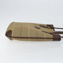 Burberrys Nova Check Tote Bag Canvas Beige Gold Auth bs29992-3