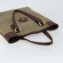 Burberrys Nova Check Tote Bag Canvas Beige Gold Auth bs29992-6