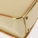 Chloe Sally Shoulder Bag Leather Beige Gold Auth bs29994-10