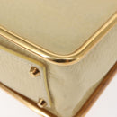 Chloe Sally Shoulder Bag Leather Beige Gold Auth bs29994-13