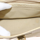 Chloe Sally Shoulder Bag Leather Beige Gold Auth bs29994-19