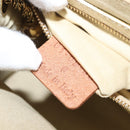 Chloe Sally Shoulder Bag Leather Beige Gold Auth bs29994-23