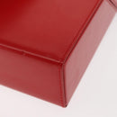 BOTTEGA VENETA Daisy Shoulder Bag Leather Red Gold Auth bs29995-11