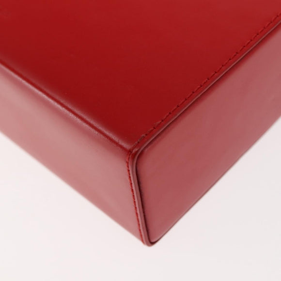 BOTTEGA VENETA Daisy Shoulder Bag Leather Red Gold Auth bs29995