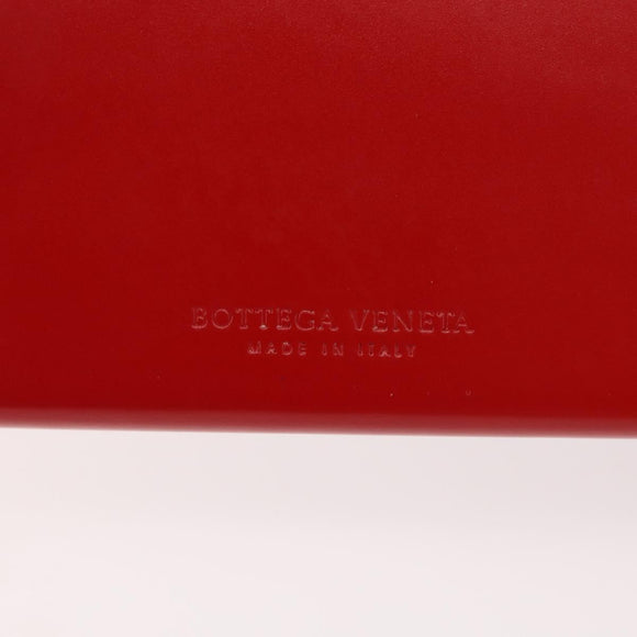 BOTTEGA VENETA Daisy Shoulder Bag Leather Red Gold Auth bs29995