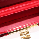 BOTTEGA VENETA Daisy Shoulder Bag Leather Red Gold Auth bs29995-18