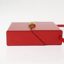 BOTTEGA VENETA Daisy Shoulder Bag Leather Red Gold Auth bs29995-4