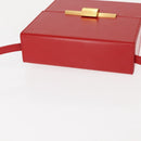 BOTTEGA VENETA Daisy Shoulder Bag Leather Red Gold Auth bs29995-6