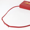 BOTTEGA VENETA Daisy Shoulder Bag Leather Red Gold Auth bs29995-7