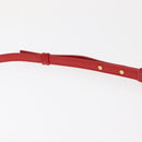 BOTTEGA VENETA Daisy Shoulder Bag Leather Red Gold Auth bs29995-8