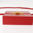 BOTTEGA VENETA Daisy Shoulder Bag Leather Red Gold Auth bs29995-9