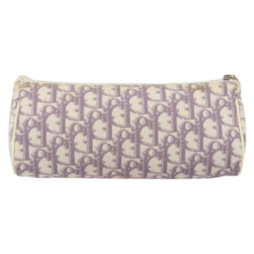 Christian Dior Trotter Canvas Pouch PVC Purple Silver Auth bs29999 - 0