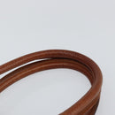 Salvatore Ferragamo Hand Bag Leather Brown Gold Auth bs30002-8