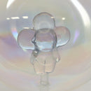 LOUIS VUITTON Vivienne Ornament Glass Snow Globe Glass Clear LV Auth bs30003A-5