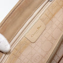 Christian Dior Canage Shoulder Bag Nylon Beige Gold Auth bs30004-18