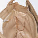 Christian Dior Canage Shoulder Bag Nylon Beige Gold Auth bs30004-19