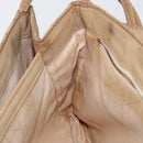 Christian Dior Canage Shoulder Bag Nylon Beige Gold Auth bs30004-20