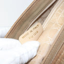 Christian Dior Canage Shoulder Bag Nylon Beige Gold Auth bs30004-12