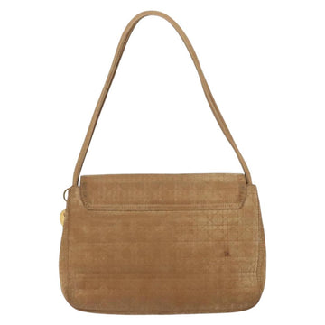 Christian Dior Canage Shoulder Bag Nylon Beige Gold Auth bs30004 - 0