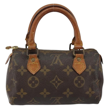 LOUIS VUITTON Monogram Mini Speedy Hand Bag M41534 LV Auth bs30005 - 0