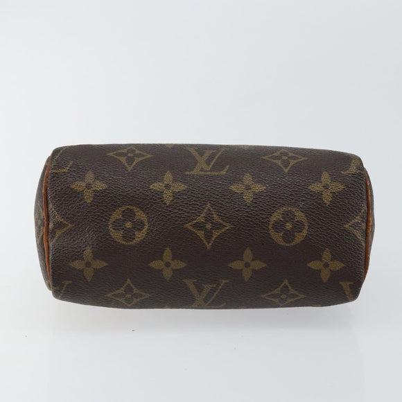 LOUIS VUITTON Monogram Mini Speedy Hand Bag M41534 LV Auth bs30005