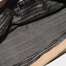 PRADA Shoulder Bag Nylon Leather Khaki Silver Auth bs30008-11