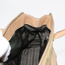 PRADA Shoulder Bag Nylon Leather Khaki Silver Auth bs30008-20