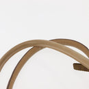 PRADA Shoulder Bag Nylon Leather Khaki Silver Auth bs30008-8