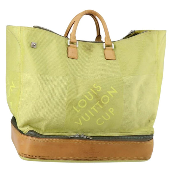 LOUIS VUITTON Damier Geant Southern Cross Bag Canvas Yellow M80631 Auth bs30009