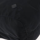 PRADA Flower Embroidery Tote Bag Nylon Black Silver Auth bs30015-10