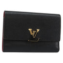 LOUIS VUITTON Portefeuille Capucines Wallet Leather Black M62157 LV Auth bs30017-1
