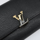 LOUIS VUITTON Portefeuille Capucines Wallet Leather Black M62157 LV Auth bs30017-8
