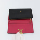 LOUIS VUITTON Portefeuille Capucines Wallet Leather Black M62157 LV Auth bs30017-17