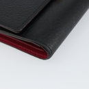 LOUIS VUITTON Portefeuille Capucines Wallet Leather Black M62157 LV Auth bs30017-14