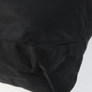 PRADA Tote Bag Nylon Black Silver Auth bs30018-8