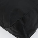 PRADA Tote Bag Nylon Black Silver Auth bs30018-17