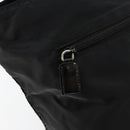 PRADA Tote Bag Nylon Black Silver Auth bs30018-18