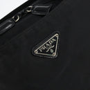 PRADA Tote Bag Nylon Black Silver Auth bs30018-19