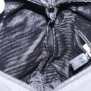 PRADA Tote Bag Nylon Black Silver Auth bs30018-22