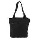 PRADA Tote Bag Nylon Black Silver Auth bs30018-2