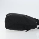 PRADA Tote Bag Nylon Black Silver Auth bs30018-3