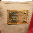 LOUIS VUITTON Antigua Cabas MM Tote Bag Beige Red M40035 LV Auth bs30019-16
