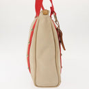 LOUIS VUITTON Antigua Cabas MM Tote Bag Beige Red M40035 LV Auth bs30019-5