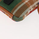 LOEWE Nature Shoulder Bag Canvas Multicolor Silver Auth bs30021-16