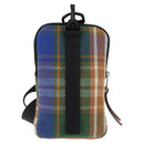 LOEWE Nature Shoulder Bag Canvas Multicolor Silver Auth bs30021-2