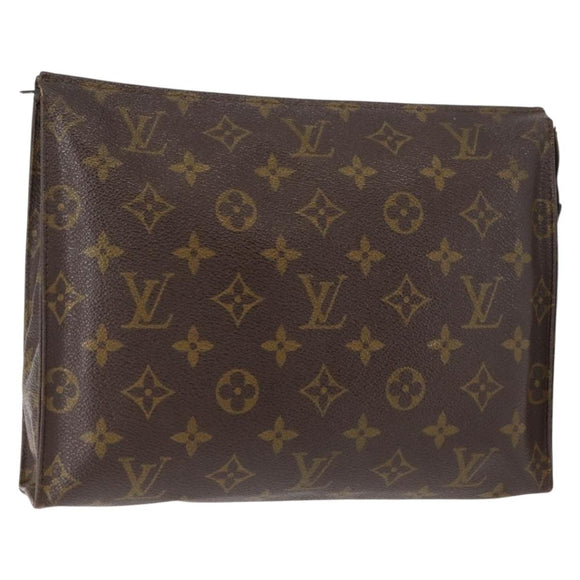 LOUIS VUITTON Monogram Poche Toilette 26 Pouch M47542 LV Auth bs30023