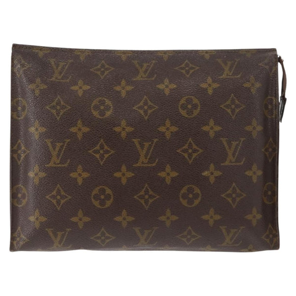 LOUIS VUITTON Monogram Poche Toilette 26 Pouch M47542 LV Auth bs30023