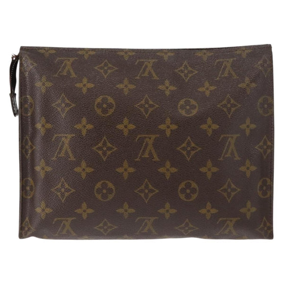 LOUIS VUITTON Monogram Poche Toilette 26 Pouch M47542 LV Auth bs30023