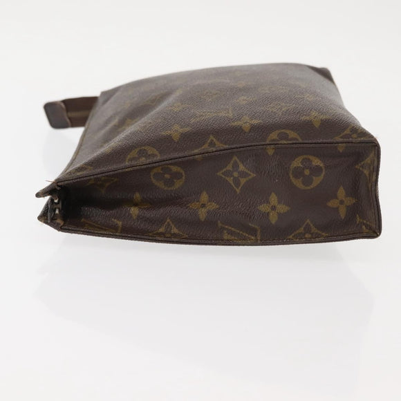 LOUIS VUITTON Monogram Poche Toilette 26 Pouch M47542 LV Auth bs30023