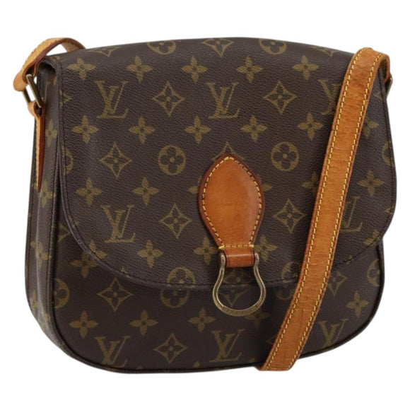LOUIS VUITTON Monogram Saint Cloud GM Shoulder Bag M51242 LV Auth bs30024